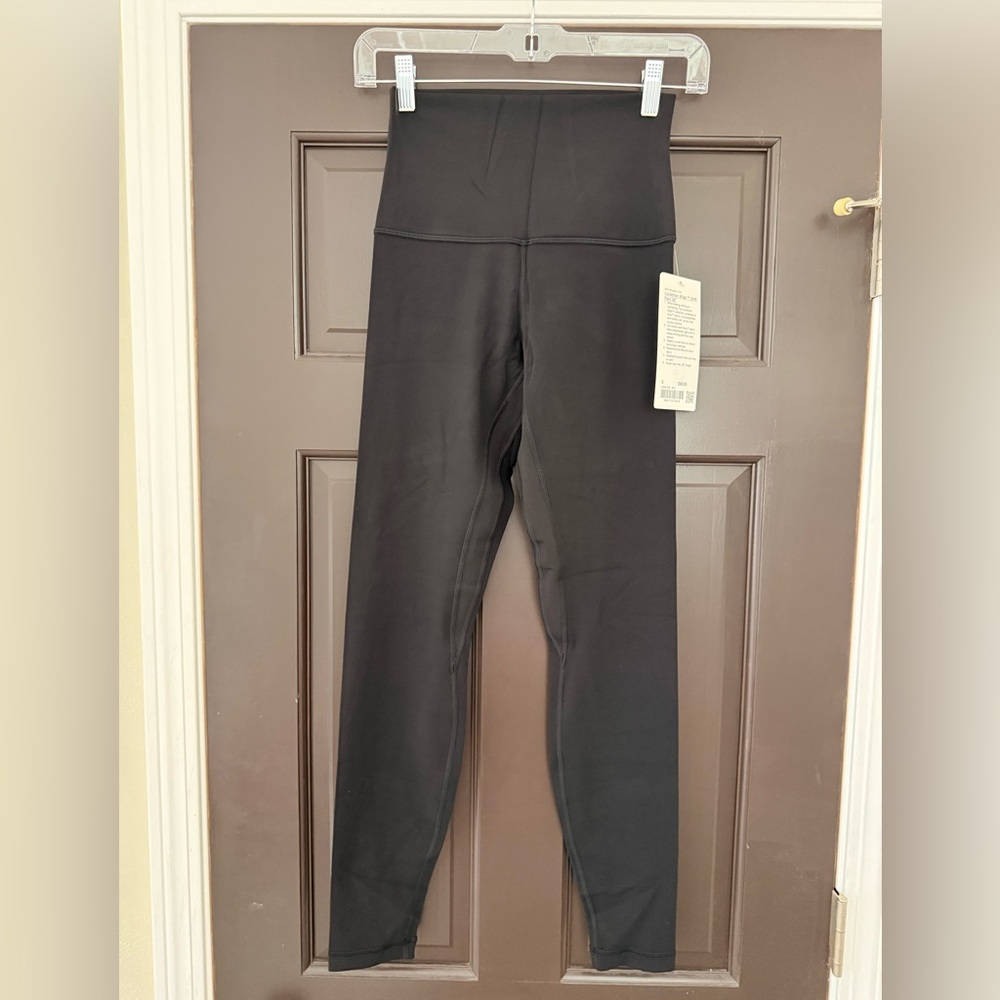 Lululemon SHR Align Super High Rise Leggings Black 6 NWT New 28” inseam